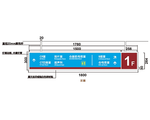 黑龙江过道导视牌